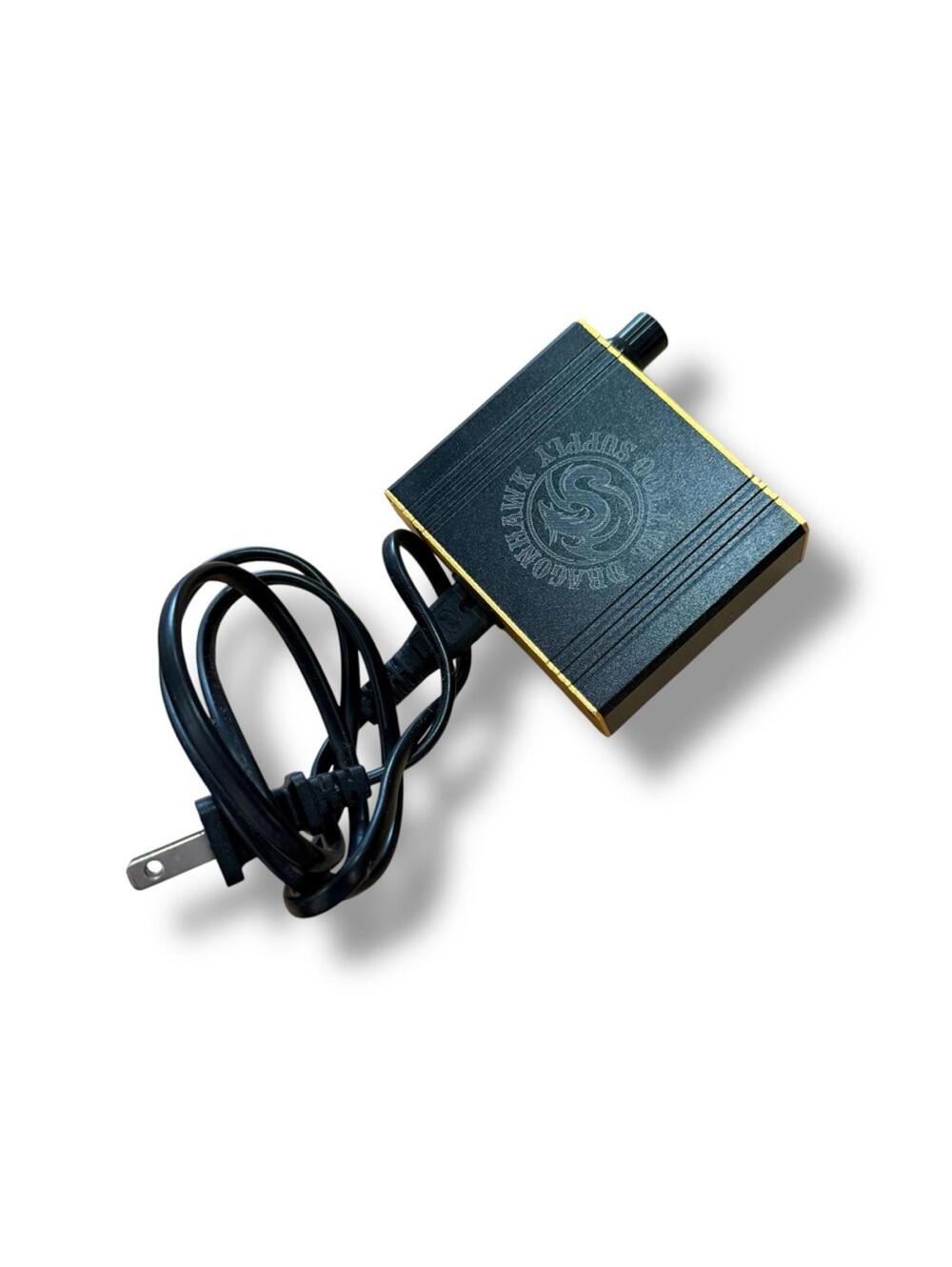 Black and Gold Dragonhawk Rotary Tattoo Machine